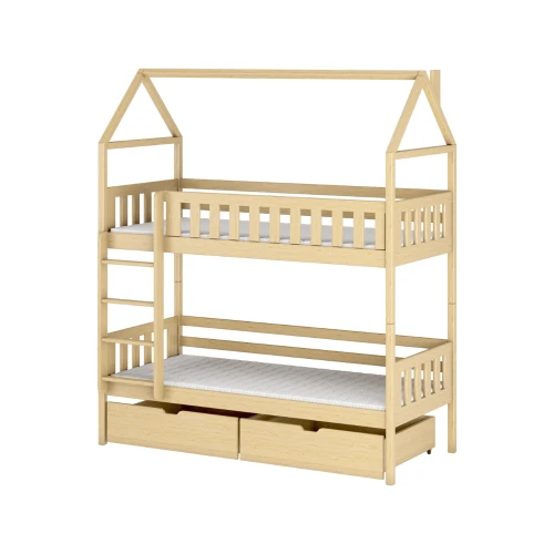 GAJA 80x170 Çam Ev Tipi Ranza - Lano Meble