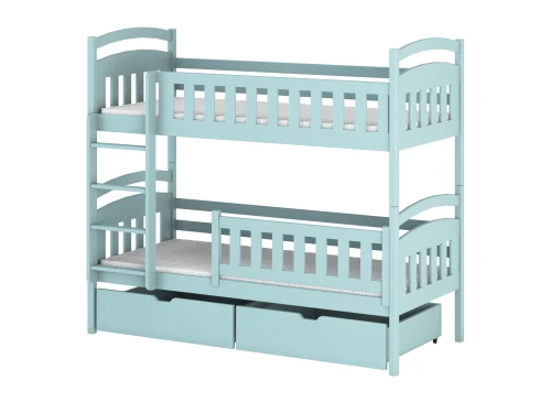 IGNAŚ 80x160 blue bunk bed Lano Furniture