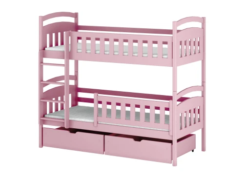 IGNAŚ 80x170 pink bunk bed Lano Furniture