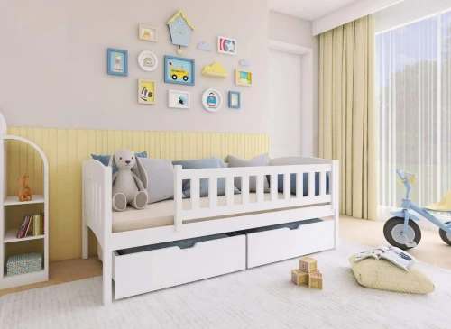 GUCIO 80x180 white bunk bed Lano Furniture