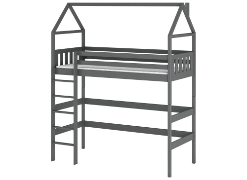GLORIA 80x160 graphite loft bed Lano Furniture