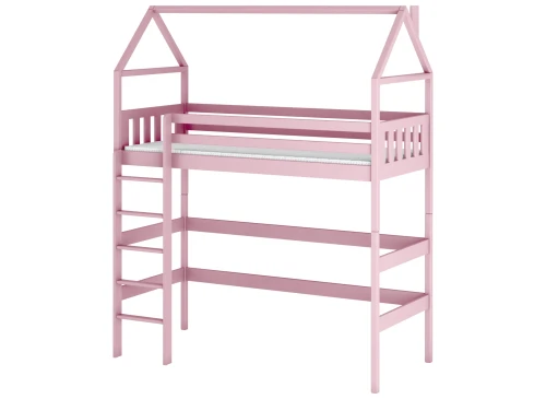 GLORIA 80x200 pink loft bed Lano Furniture