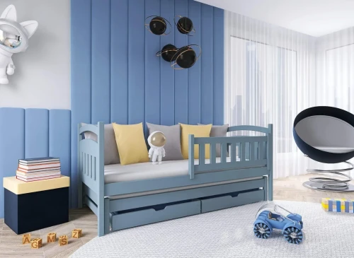 GALAXY 80x180 grey bunk bed Lano Furniture