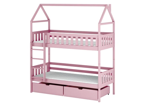 GAJA 80x160 pink bunk bed Lano Furniture