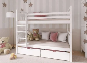 GABI 80x170 white bunk bed Lano Furniture