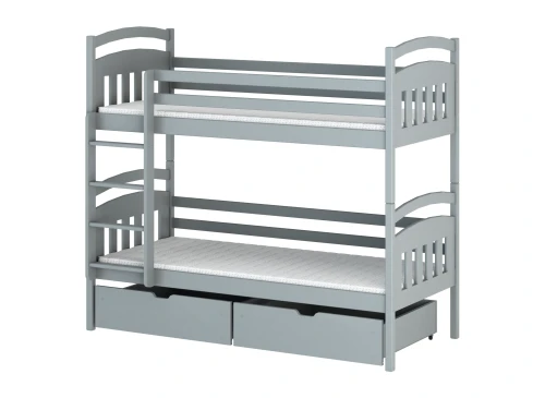 GABI 80x170 grey bunk bed Lano Furniture