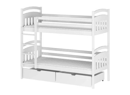 GABI 80x180 white bunk bed Lano Furniture