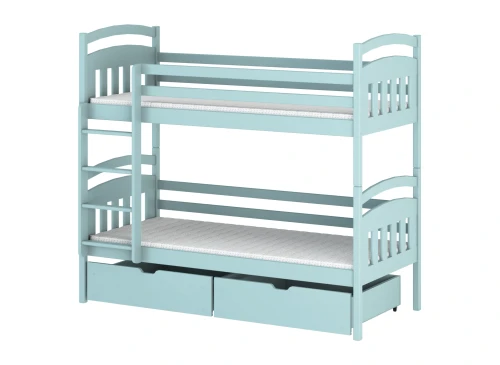 GABI 90x180 blue bunk bed Lano Furniture