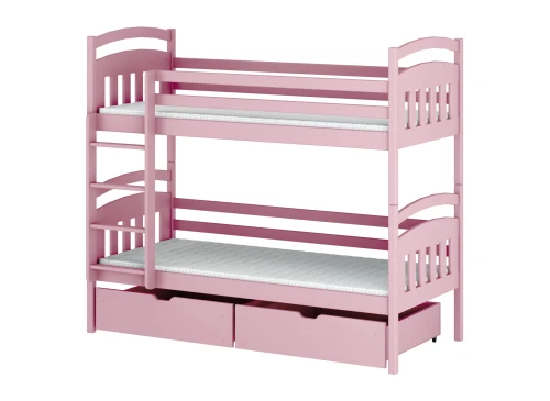 GABI 90x180 pink bunk bed Lano Furniture