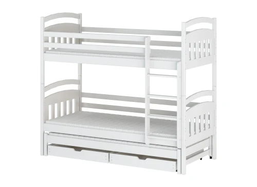 ALAN 80x170 white bunk bed Lano Furniture