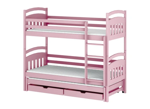 ALAN 80x190 pink bunk bed Lano Furniture