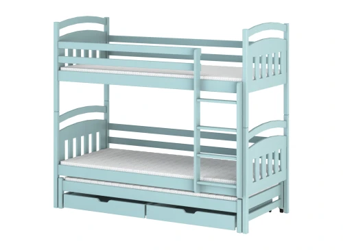 ALAN 80x200 blue bunk bed Lano Furniture