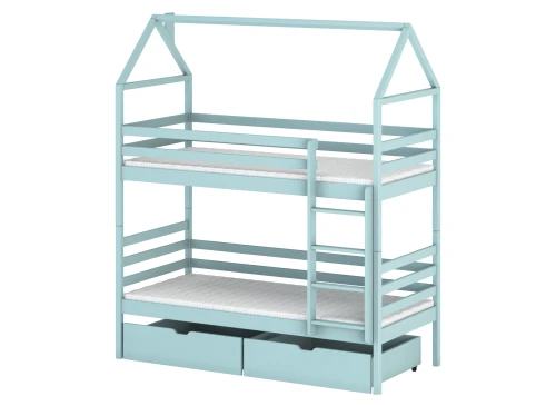 ALEX 90x200 blue bunk bed Lano Furniture