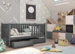 ALICJA 80x190 graphite children's bed Lano Furniture