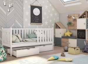 ALICJA 80x200 white children's bed Lano Furniture