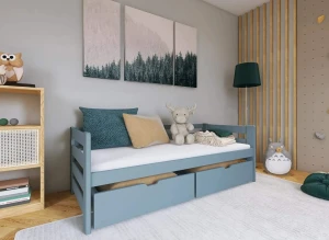 ERGO 80x200 grey children's bed Lano Furniture