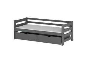 ERGO 80x200 graphite children's bed Lano Furniture