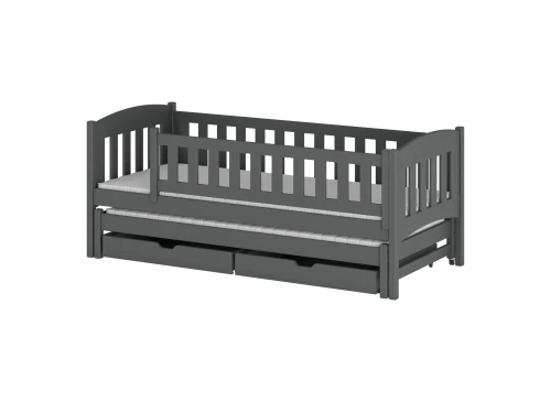 AMELKA 80x160 graphite bunk bed Lano Furniture