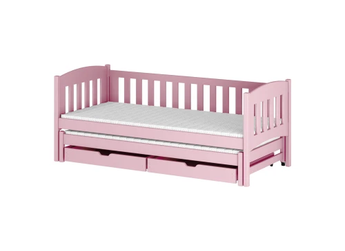 AMELKA 80x200 pink bunk bed Lano Furniture