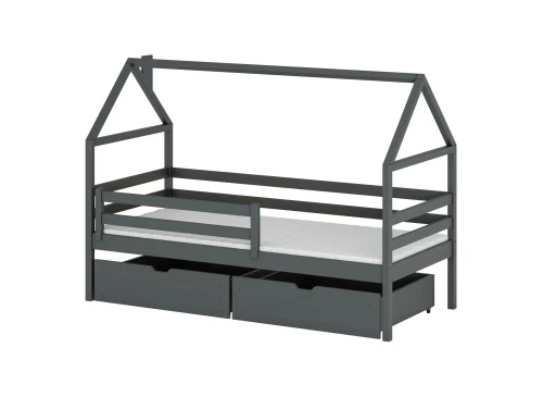 ARON 90x180 graphite children's bed Lano Furniture