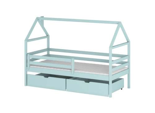ARON 90x180 blue children's bed Lano Furniture