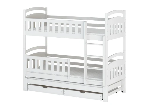 BLANKA 80x190 white bunk bed Lano Furniture
