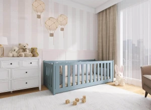 CONCEPT 90x190 grey children's cot bed Lano Furniture
