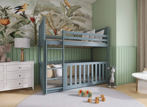 CRIS 80x160 grey bunk bed Lano Furniture