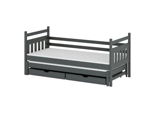 DANIEL 80x180 graphite bunk bed Lano Furniture