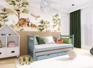 DANIEL 80x180 grey bunk bed Lano Furniture