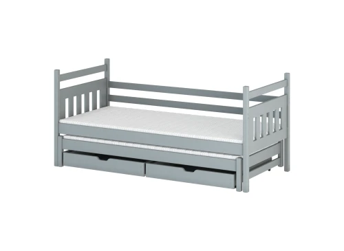 DANIEL 80x190 grey bunk bed Lano Furniture