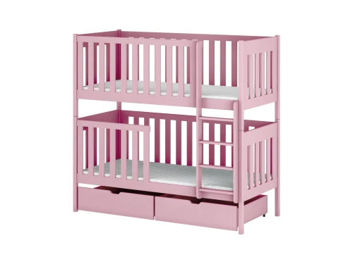 DAWID 90x200 pink bunk bed Lano Furniture