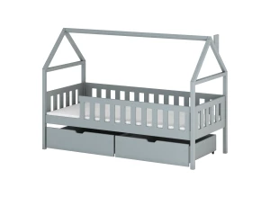 DOMI 80x160 grey children's bed Lano Furniture