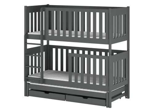 EMILKA 80x160 graphite bunk bed Lano Furniture