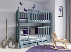 EMILKA 90x200 grey bunk bed Lano Furniture