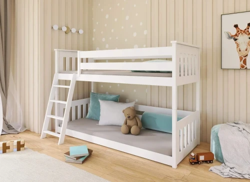 KEVIN 80x160 white bunk bed Lano Furniture