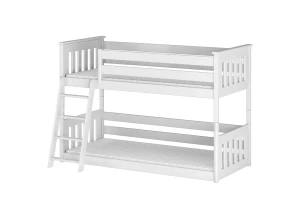 KEVIN 90x200 white bunk bed Lano Furniture