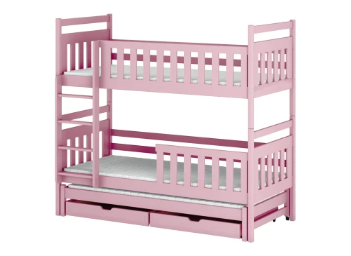 KLARA 80x200 pink bunk bed Lano Furniture