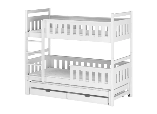 KORS 90x200 white bunk bed Lano Furniture