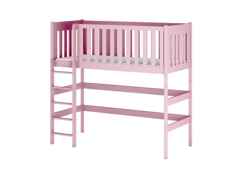 LAURA 80x160 pink loft bed Lano Furniture