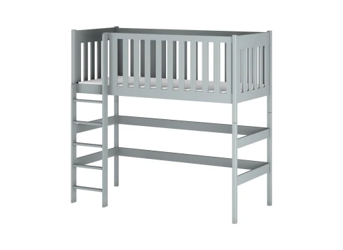 LAURA 80x200 grey loft bed Lano Furniture