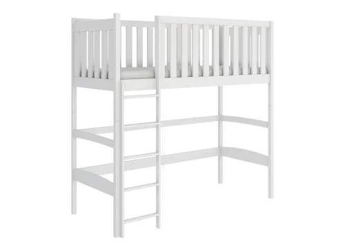 LAURA 90x200 white loft bed Lano Furniture