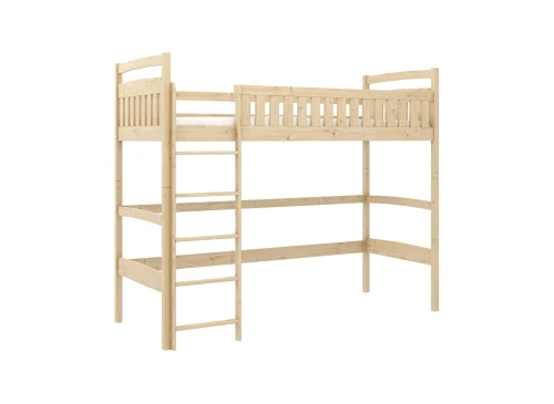 MIA 80x160 pine loft bed Lano Furniture