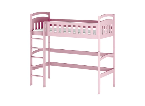 MIA 80x170 pink loft bed Lano Furniture