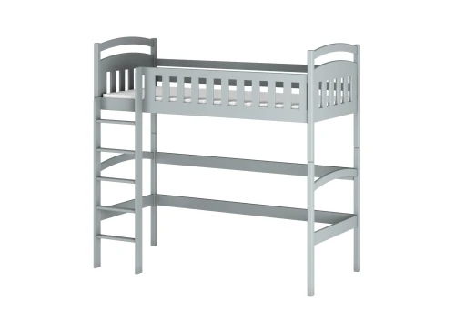 MIA 90x180 grey loft bed Lano Furniture