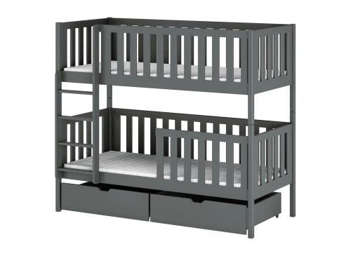 MICHALINA 80x180 graphite bunk bed Lano Furniture