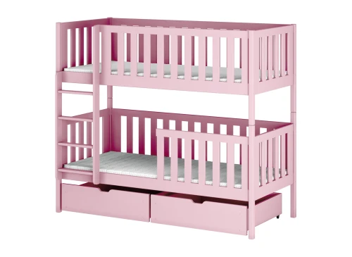 MICHALINA 90x180 pink bunk bed Lano Furniture
