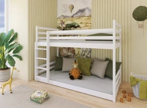 MINI 80x200 white bunk bed Lano Furniture