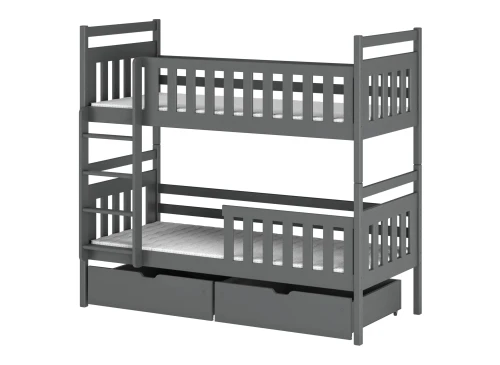 MONIKA 80x180 graphite bunk bed Lano Furniture