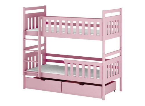 MONIKA 90x200 pink bunk bed Lano Furniture